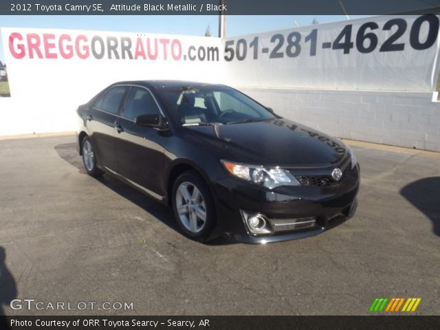 2012 Toyota Camry SE in Attitude Black Metallic