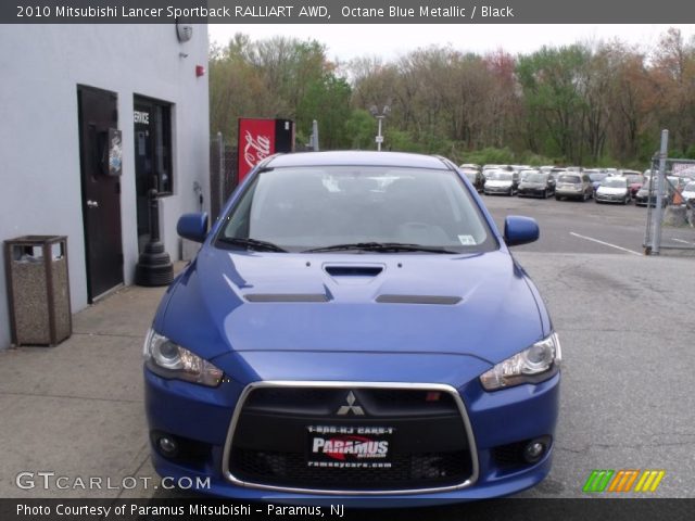 2010 Mitsubishi Lancer Sportback RALLIART AWD in Octane Blue Metallic