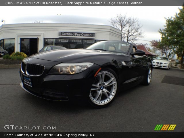 2009 BMW Z4 sDrive30i Roadster in Black Sapphire Metallic