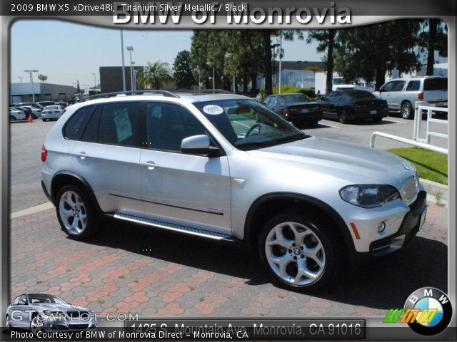 2009 BMW X5 xDrive48i in Titanium Silver Metallic