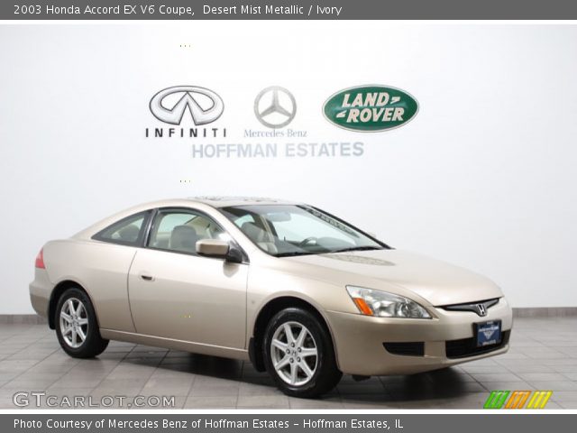 2003 Honda Accord EX V6 Coupe in Desert Mist Metallic