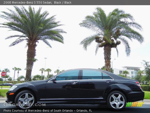 2008 Mercedes-Benz S 550 Sedan in Black