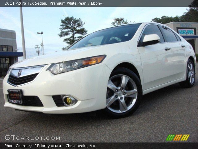 2011 Acura TSX Sedan in Premium White Pearl