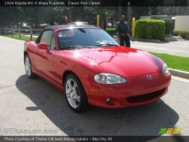 2004 Mazda MX-5 Miata Roadster in Classic Red