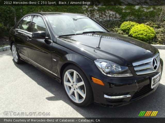 2012 Mercedes-Benz C 250 Sport in Black
