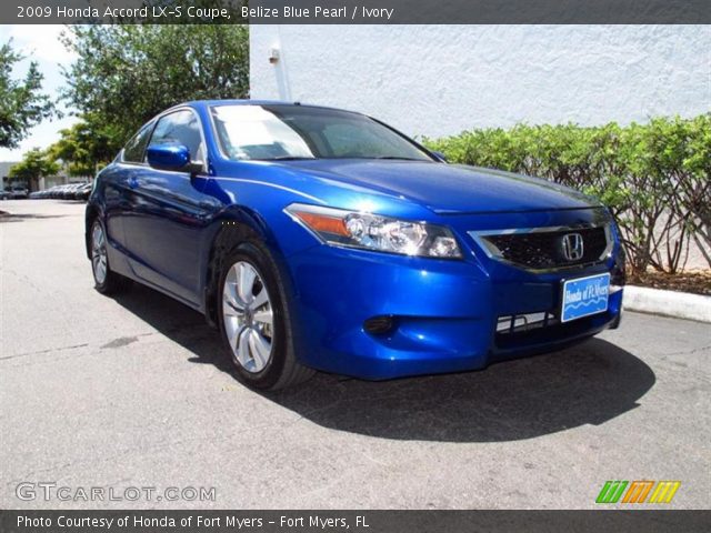 2009 Honda Accord LX-S Coupe in Belize Blue Pearl