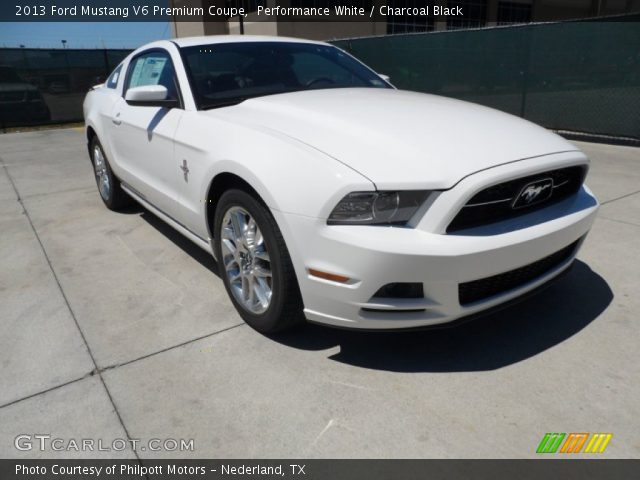 2013 Ford Mustang V6 Premium Coupe in Performance White