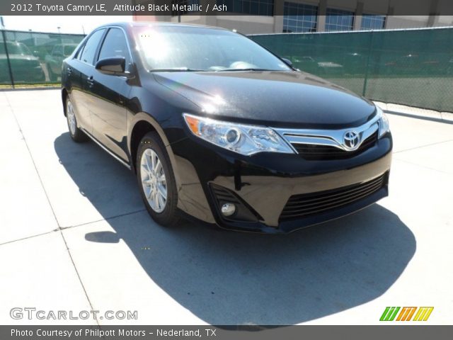 2012 Toyota Camry LE in Attitude Black Metallic