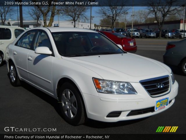 2009 Hyundai Sonata GLS in Powder White Pearl