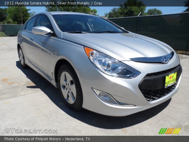 2012 Hyundai Sonata Hybrid in Silver Frost Metallic