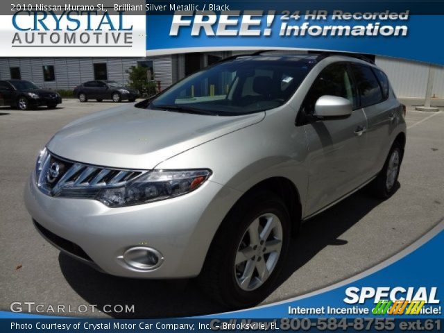 2010 Nissan Murano SL in Brilliant Silver Metallic