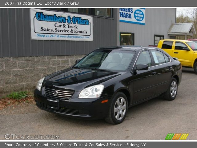 2007 Kia Optima LX in Ebony Black