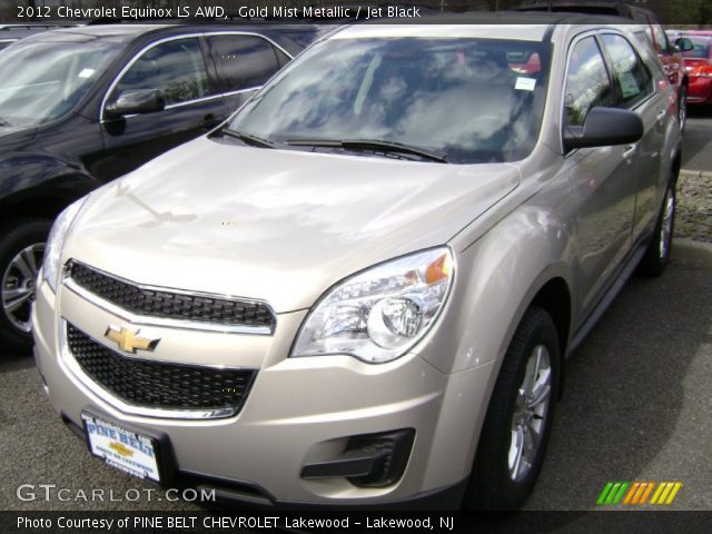 2012 Chevrolet Equinox LS AWD in Gold Mist Metallic