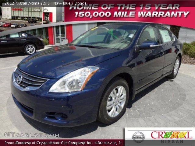 2012 Nissan Altima 2.5 S in Navy Blue