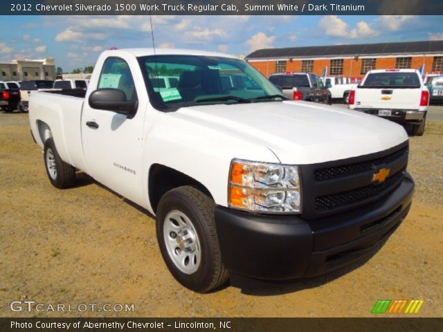 2012 Chevrolet Silverado 1500 Work Truck Regular Cab in Summit White