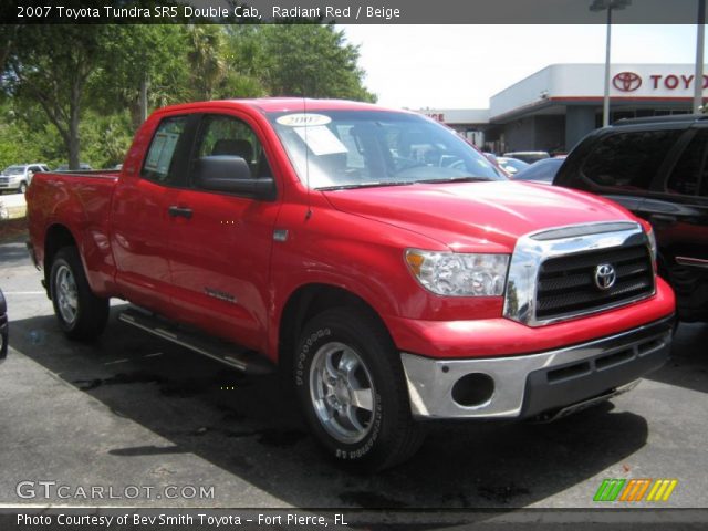 2007 Toyota Tundra SR5 Double Cab in Radiant Red