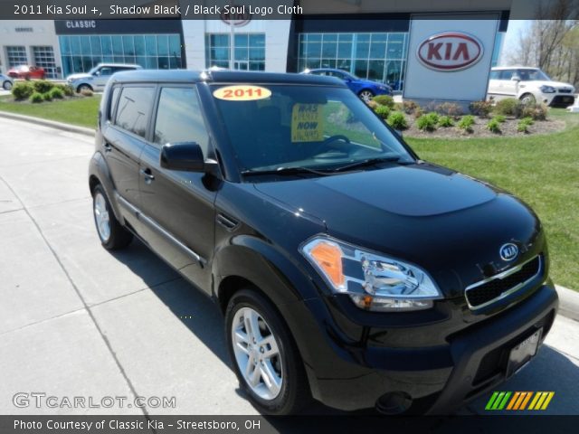 2011 Kia Soul + in Shadow Black