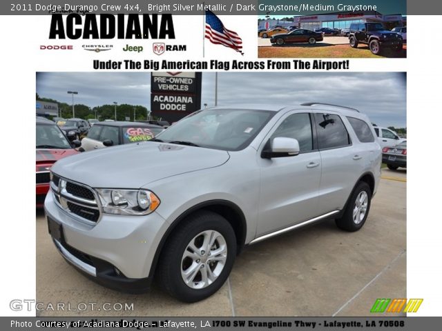 2011 Dodge Durango Crew 4x4 in Bright Silver Metallic