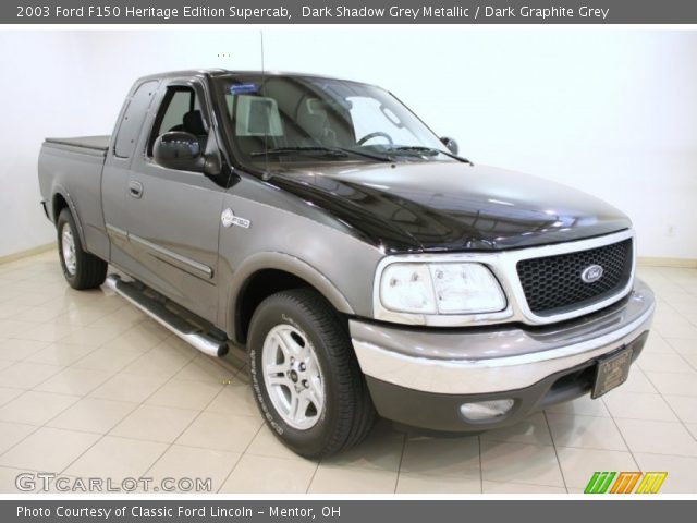 2003 Ford F150 Heritage Edition Supercab in Dark Shadow Grey Metallic