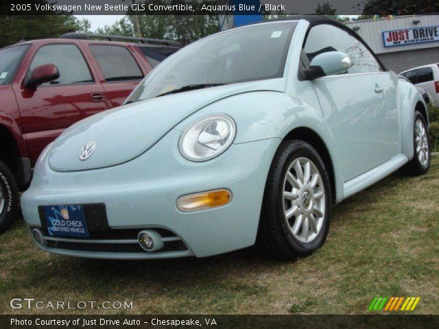 2005 Volkswagen New Beetle GLS Convertible in Aquarius Blue