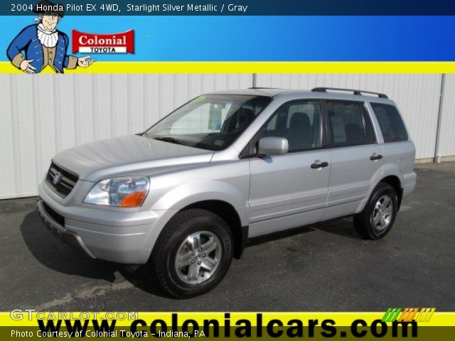 2004 Honda Pilot EX 4WD in Starlight Silver Metallic