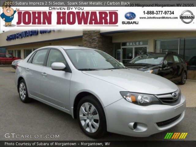 2010 Subaru Impreza 2.5i Sedan in Spark Silver Metallic