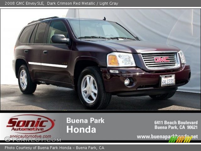 2008 GMC Envoy SLE in Dark Crimson Red Metallic