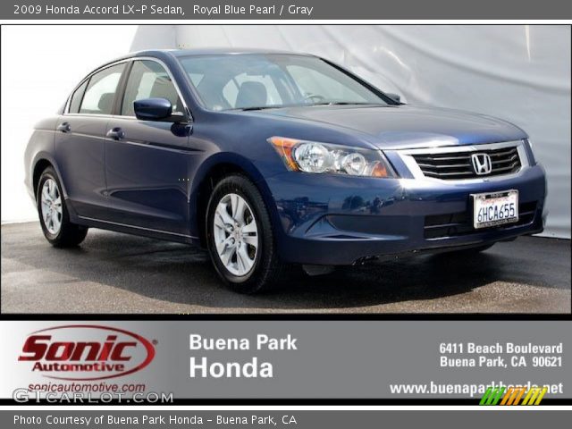 2009 Honda Accord LX-P Sedan in Royal Blue Pearl