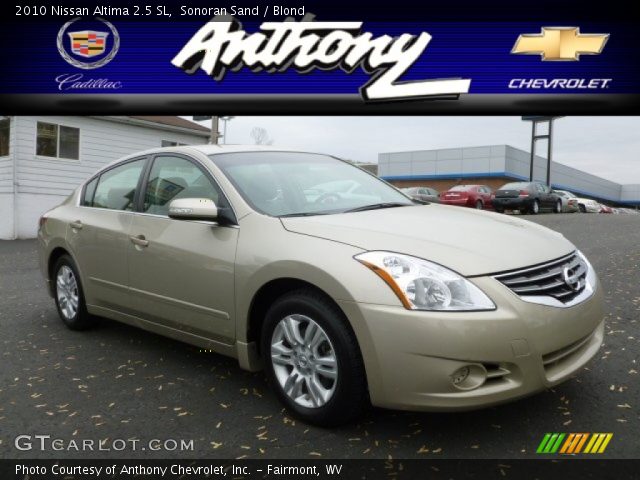 2010 Nissan Altima 2.5 SL in Sonoran Sand