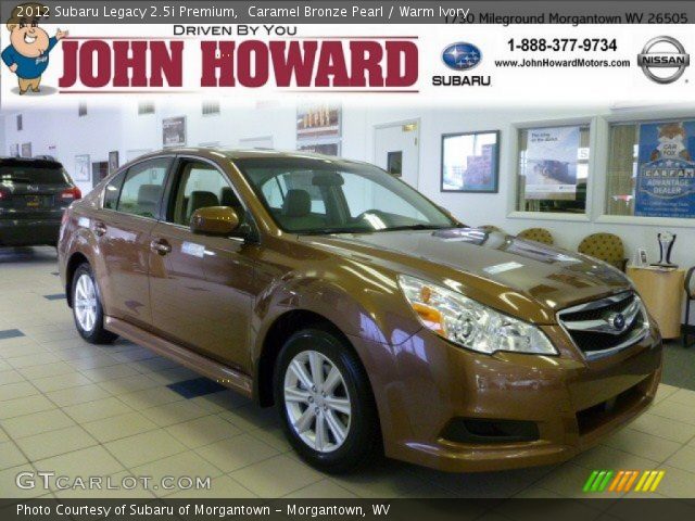2012 Subaru Legacy 2.5i Premium in Caramel Bronze Pearl