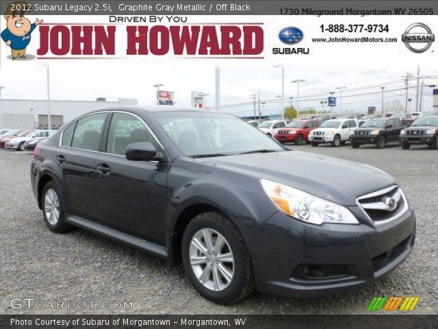 2012 Subaru Legacy 2.5i in Graphite Gray Metallic