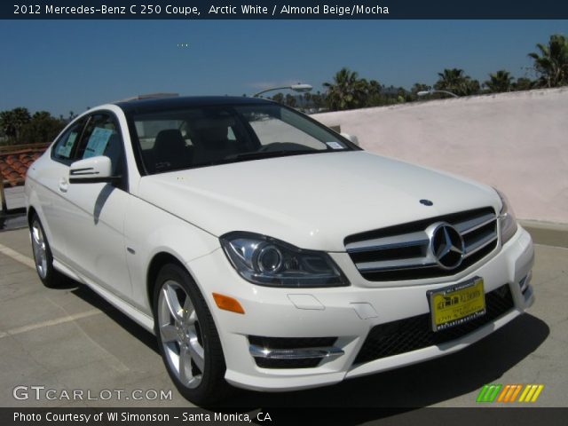 2012 Mercedes-Benz C 250 Coupe in Arctic White