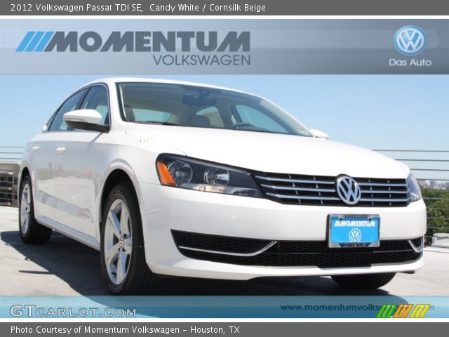 2012 Volkswagen Passat TDI SE in Candy White