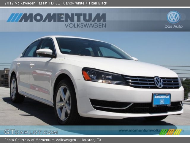 2012 Volkswagen Passat TDI SE in Candy White