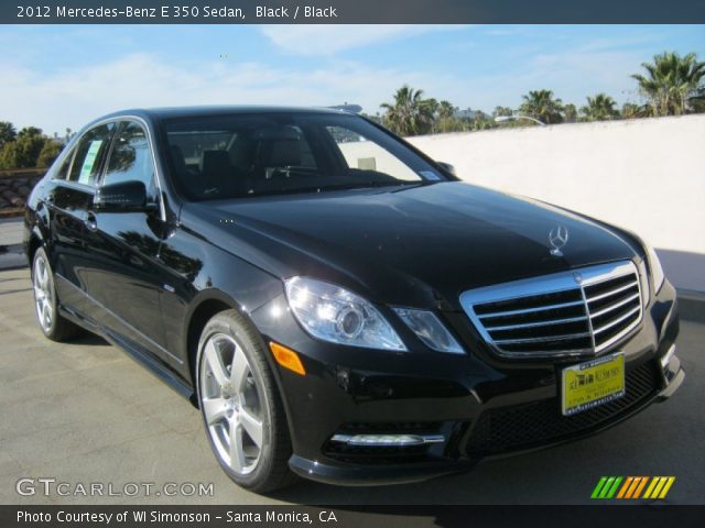 2012 Mercedes-Benz E 350 Sedan in Black