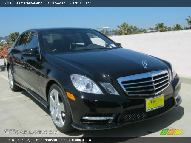 2012 Mercedes-Benz E 350 Sedan in Black