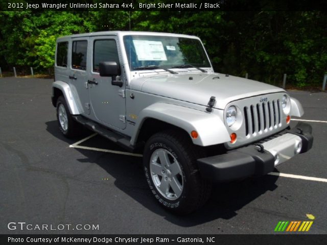 2012 Jeep Wrangler Unlimited Sahara 4x4 in Bright Silver Metallic