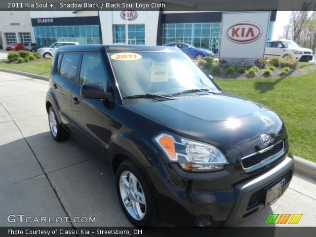 2011 Kia Soul + in Shadow Black