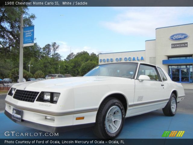 1988 Chevrolet Monte Carlo SS in White