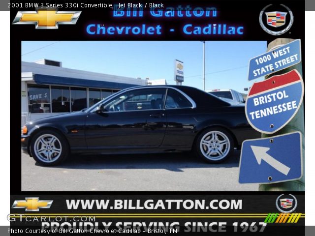 2001 BMW 3 Series 330i Convertible in Jet Black