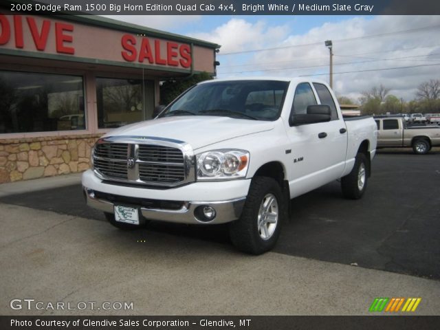 2008 Dodge Ram 1500 Big Horn Edition Quad Cab 4x4 in Bright White