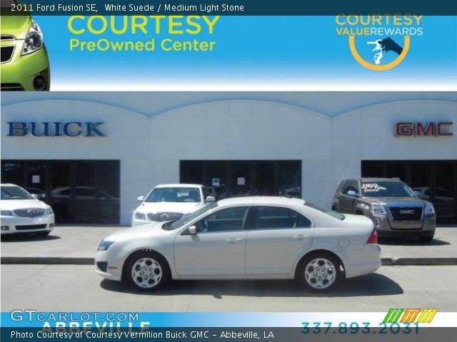 2011 Ford Fusion SE in White Suede