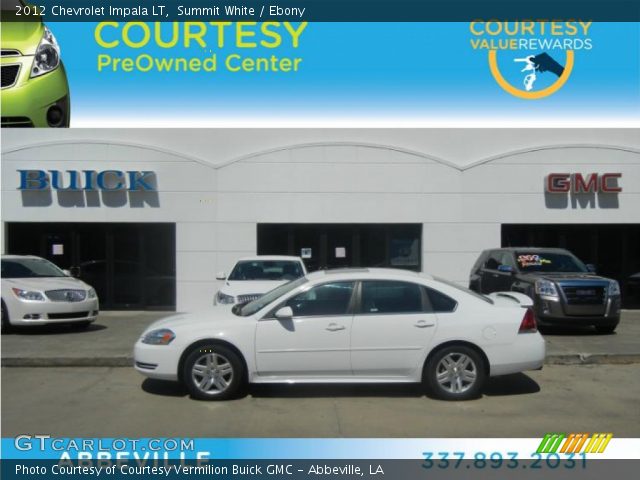 2012 Chevrolet Impala LT in Summit White