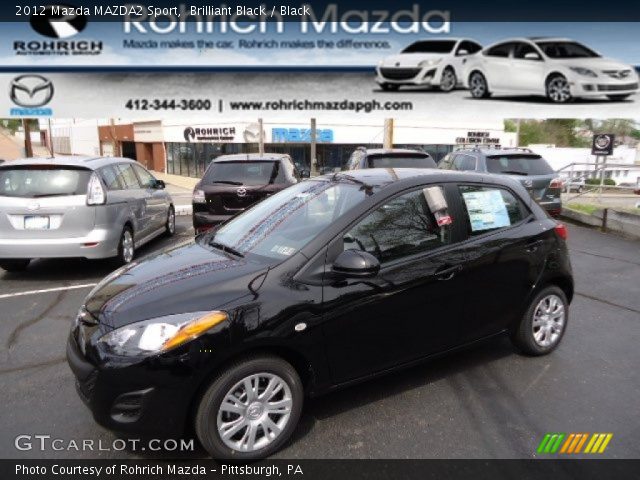 2012 Mazda MAZDA2 Sport in Brilliant Black