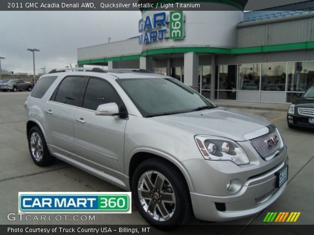 2011 GMC Acadia Denali AWD in Quicksilver Metallic