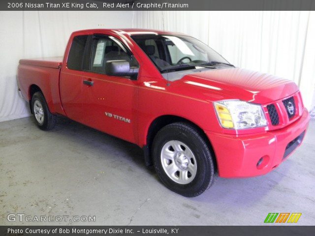 2006 Nissan Titan XE King Cab in Red Alert