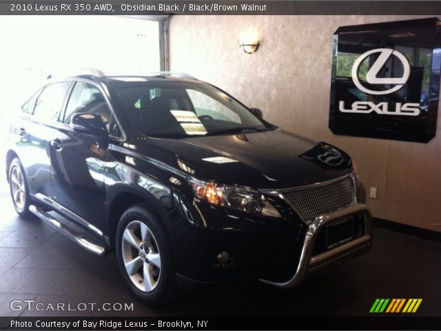 2010 Lexus RX 350 AWD in Obsidian Black