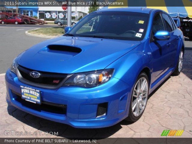 2011 Subaru Impreza WRX STi in WR Blue Mica