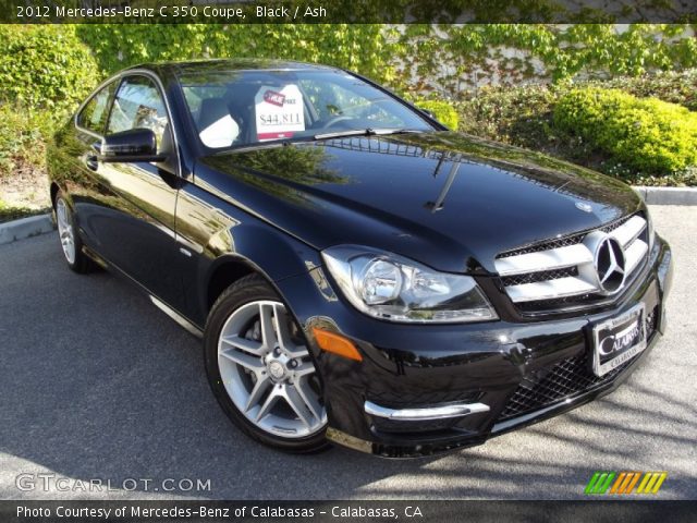 2012 Mercedes-Benz C 350 Coupe in Black
