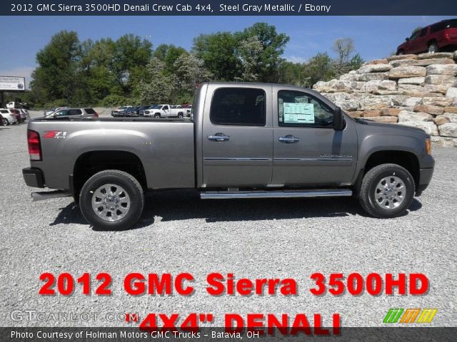 2012 GMC Sierra 3500HD Denali Crew Cab 4x4 in Steel Gray Metallic
